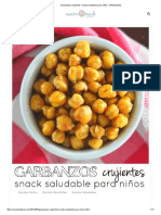 Garbanzos Crujientes - Snack Saludable para Niños - #Artividades