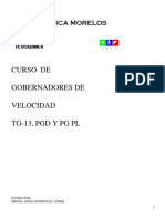 (CPQ Morelos) Curso de Gobernadores de Velocidad Tg-13, PGD y PG P