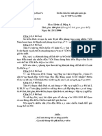 C©U 1 (2,0 ®Ióm) : Bé Gi¸O Dôc Vµ ®Μo T¹O §Ò Thi Chýnh Thøc Kú Thi Chän Häc Sinh Giái Quèc Gia Líp 12 Thpt N¨M 2006