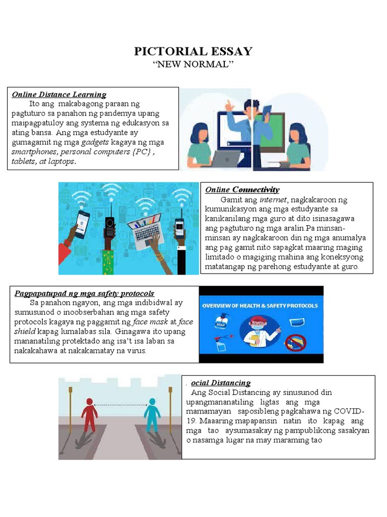 pictorial essay design