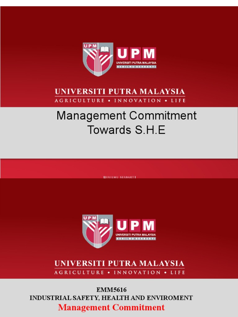 Module 2 management commitment pdf safety occupational safety and