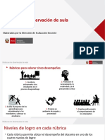 Rubricas de Observación - DA