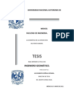 La Geomatica en La Jurisdicción Del Perito Minero