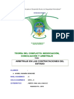 Arbitraje en Las Contrataciones Del Estado