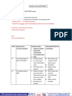 4EFTE 4EFE Engine Diagnotsic Code