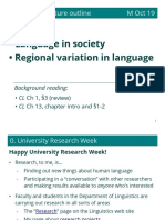 Vdocuments - MX Language in Society Regional Variation in Language