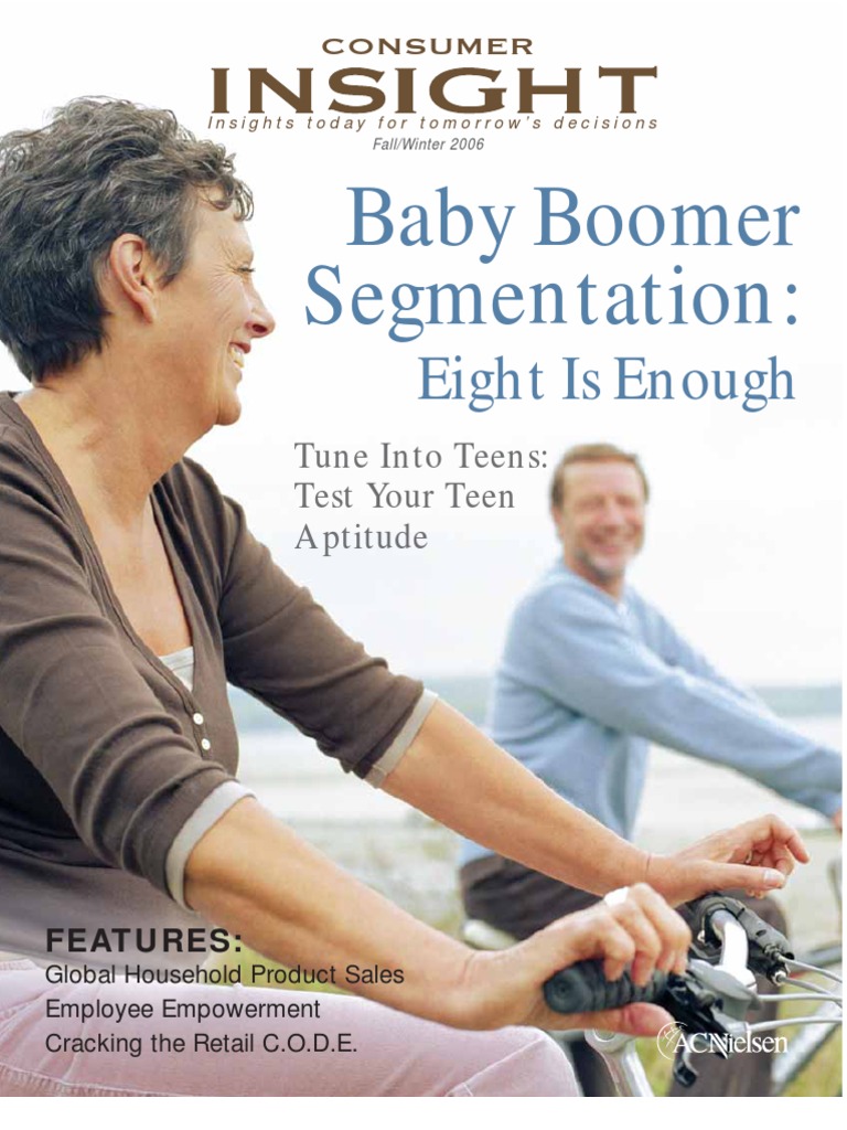 Baby Boomer Segmentation:: Eight Is Enough | PDF