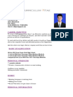 Dillip Das CV