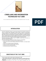Lecture 5 Cyber Laws and Information Technology Act, 2000