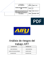 Análisis de Riesgos Del Trabajo ART