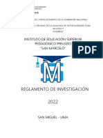 Reglamento Investigación IES San Marcelo