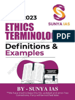 Ethics Terminologies
