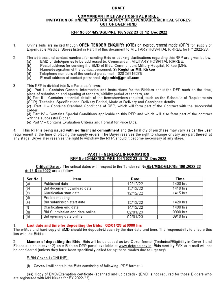 RFPRE106DGLP | PDF | Value Added Tax | Request For Proposal