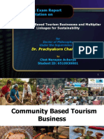 Community Based Tourism Businesses and Multiplier Linkages for Sustainability