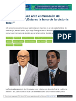 WWW Bancaynegocios Com Jorge Rodriguez Ante Eliminacion Del