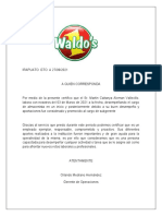 Carta Waldos Martin
