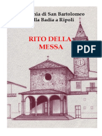 RITO DELLA MESSA - Nuova Traduzione