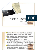 Henry Murray Trabajo