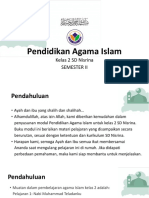 Pendidikan Agama Islam Kelas 2 Genap