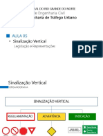 AULA 05 - SINALIZAÇÃO VERTICAL