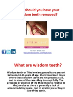 Wisdom Teeth Removed