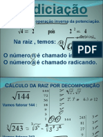 Cópia de Radiciação - Apresentação Power Point