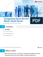Computing Cloud Service - Elastic Cloud Server