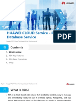 HUAWEI CLOUD Service - Relational Database Service