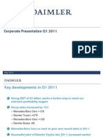 Daimler Q1 2011 Roadshow Presentation