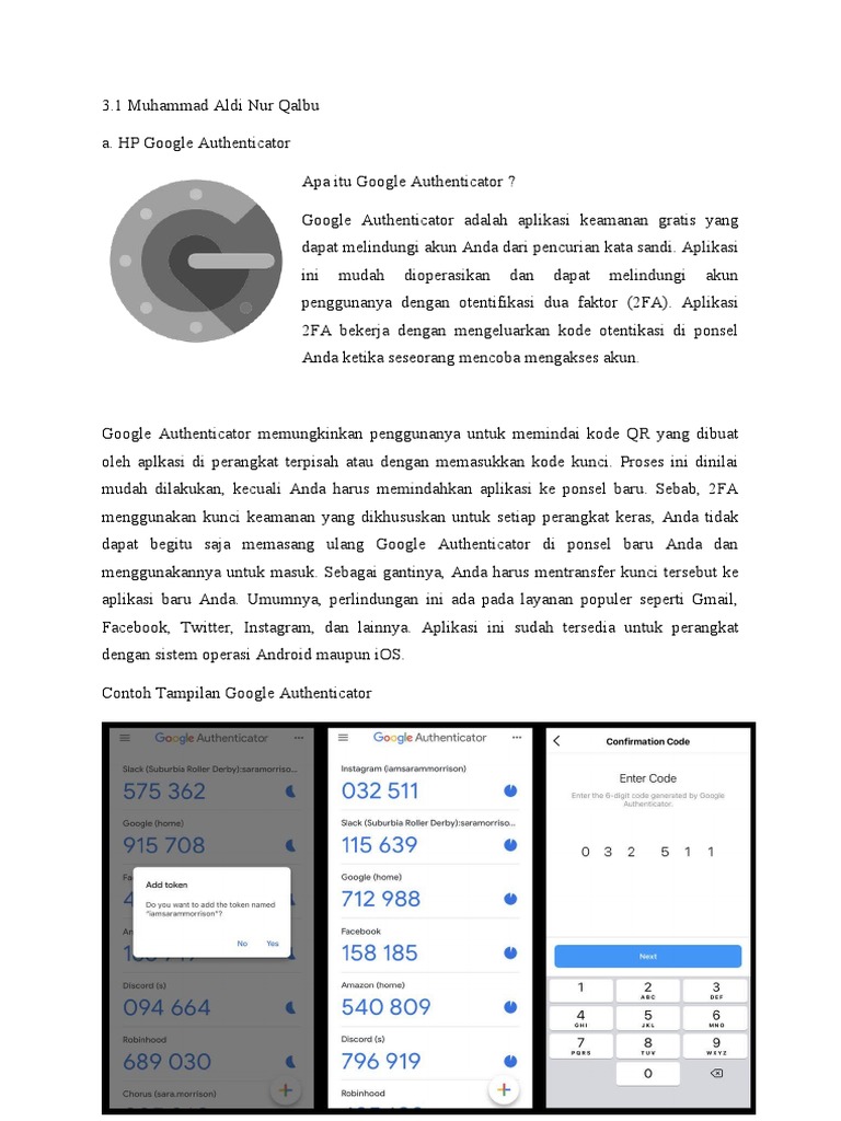 Panduan Penggunaan Google Authenticator | PDF | Bisnis | Komputer