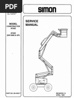 Simon Aerials Boom Lifts Articulating Spec 9a6792