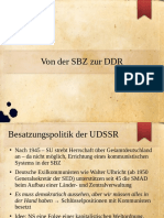 DDR, 1. Präsentation