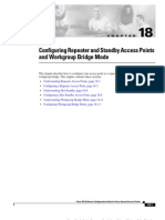 Configuring Repeater and Standby Access Points and Workgroup Bridge Mode