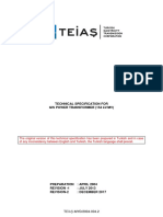 TEİAŞ-MYD-2004-004.2 Technical Specification For GIS Power Transformer (154 KV MV) PDF