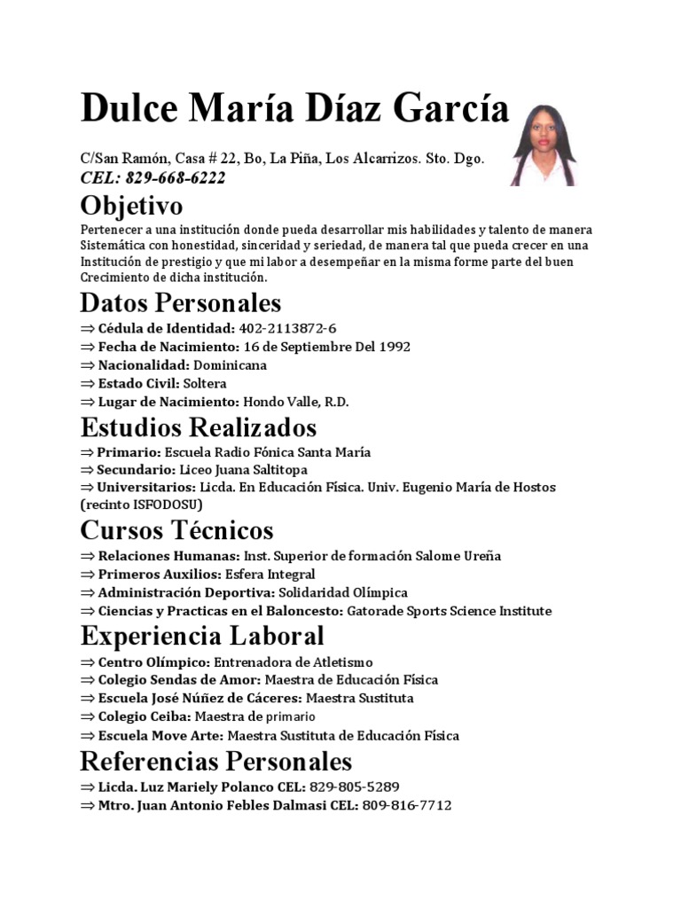 Perfil Profesional de Dulce María Díaz | PDF | Política | Salud y bienestar