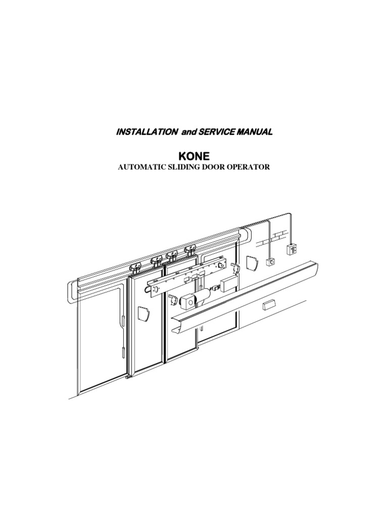 Kone Manual Instalare PDF Door Screw