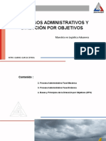 Procesos Administrativos y Dirección Por Objetivos - S3