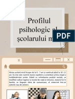 Profilul Psihologic Al Scolarului Mic