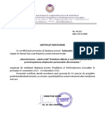 Certificat Participare Discriminare Tudorache Maria-Amalia