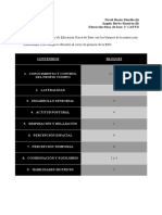 Relaciona Los Contenidos de Educación Física de Base Con Los Bloques de La Instrucción Del 9 de 2020 de Andalucía