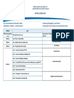 Matriz Curricular PILOTO - EAD