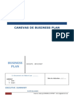 Business Plan Canevas