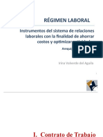 Régimen laboral: instrumentos para optimizar costos