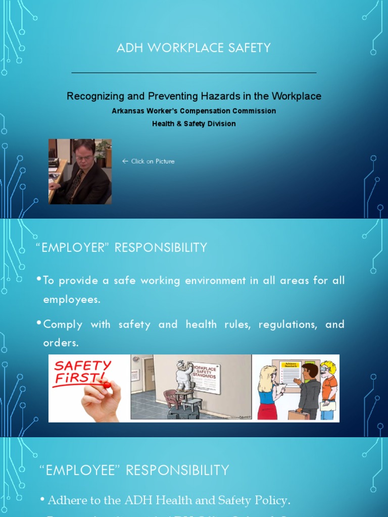 3 ADH Workplace Safety WB - 3-21-21 Update | PDF