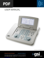 Audiometro Gsi 61 User Manual