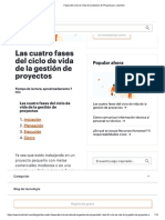 3. Las Cuatro Fases Del Ciclo de Vida de Un Proyecto