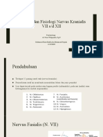 Anatomi dan Fisiologi Nervus Kranialis VII s/d XII