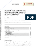 Modern Methods For The Quantitative Analysis of Plant Hormones