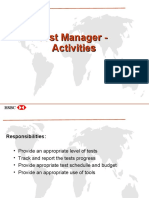 Test Manager Activities