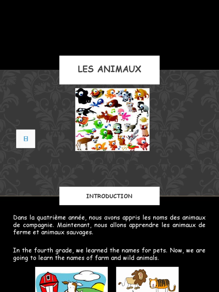 Apprendre les animaux de ferme et sauvages | PDF